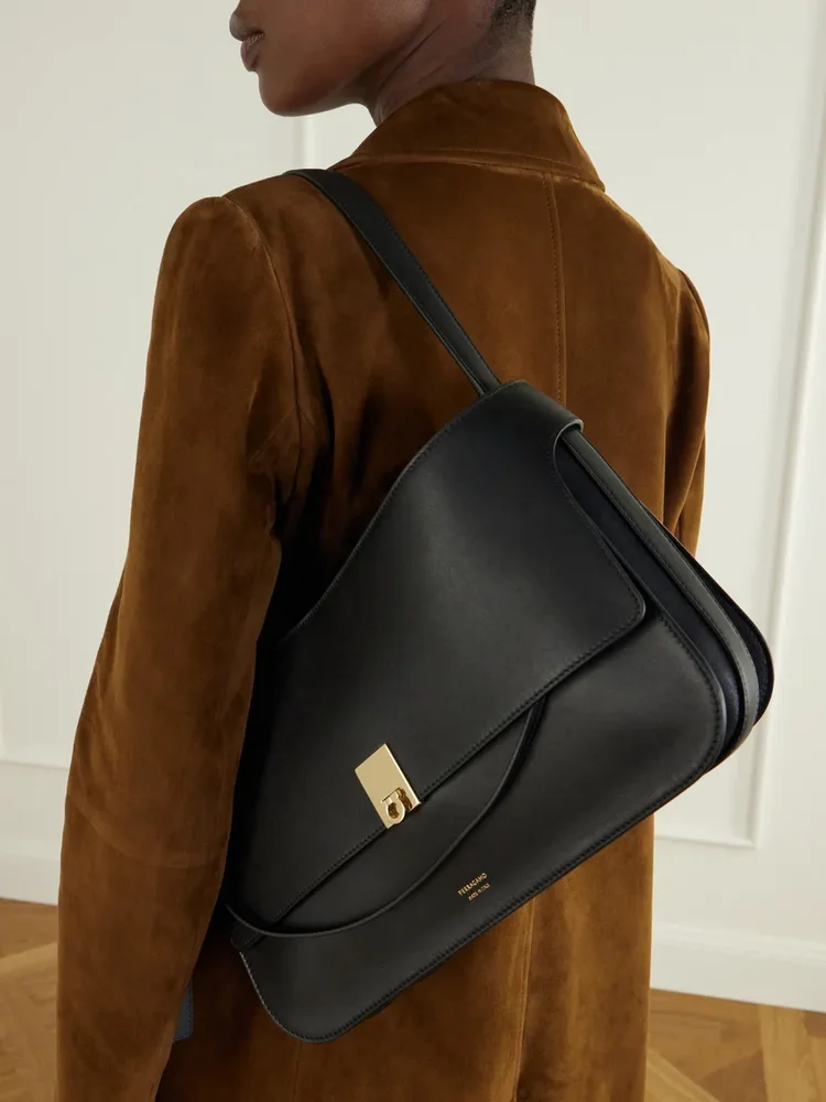 Cara leather shoulder bag