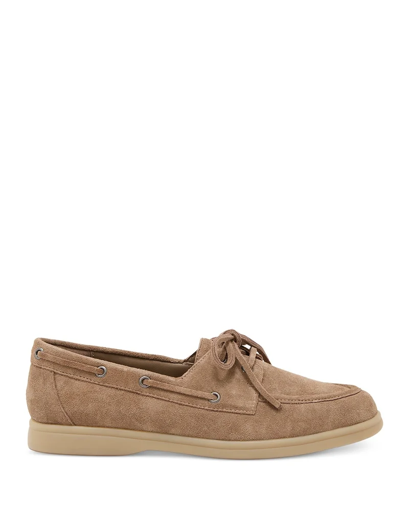 Suede Boat Shoe Loafers