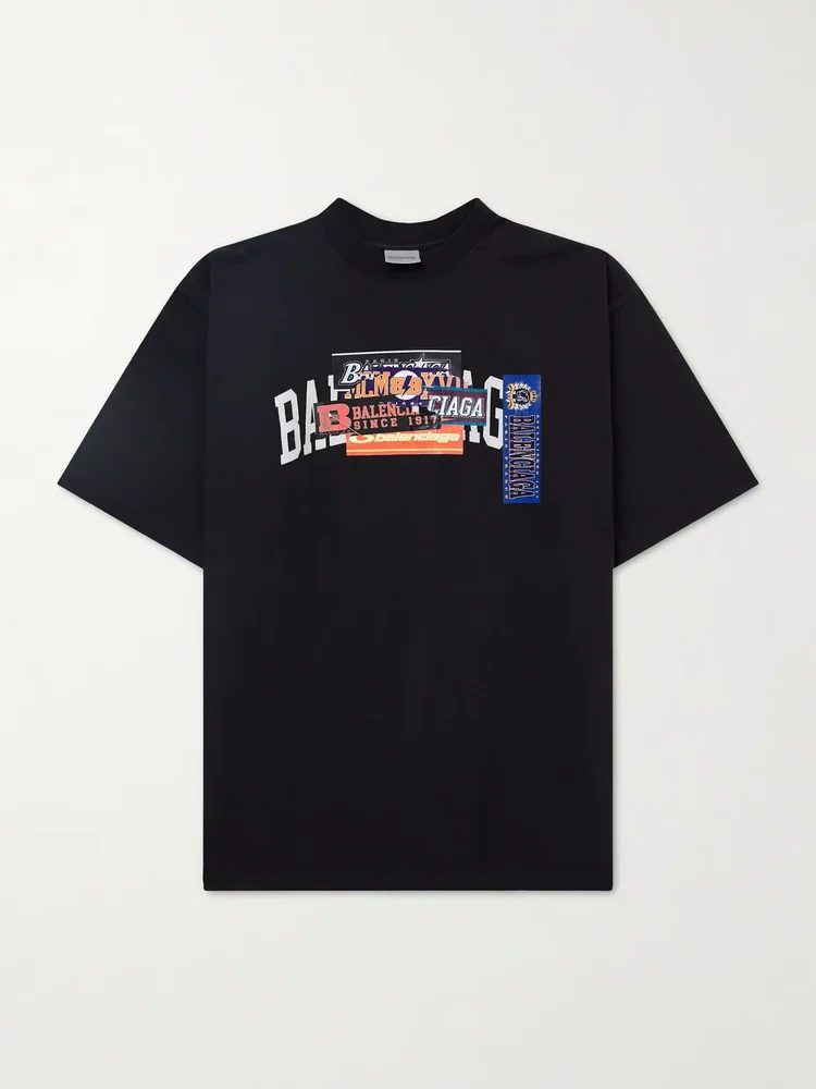 Printed Cotton-Jersey T-Shirt