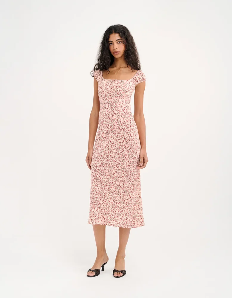 Callaway Midi Dress | Tea Rose Toile