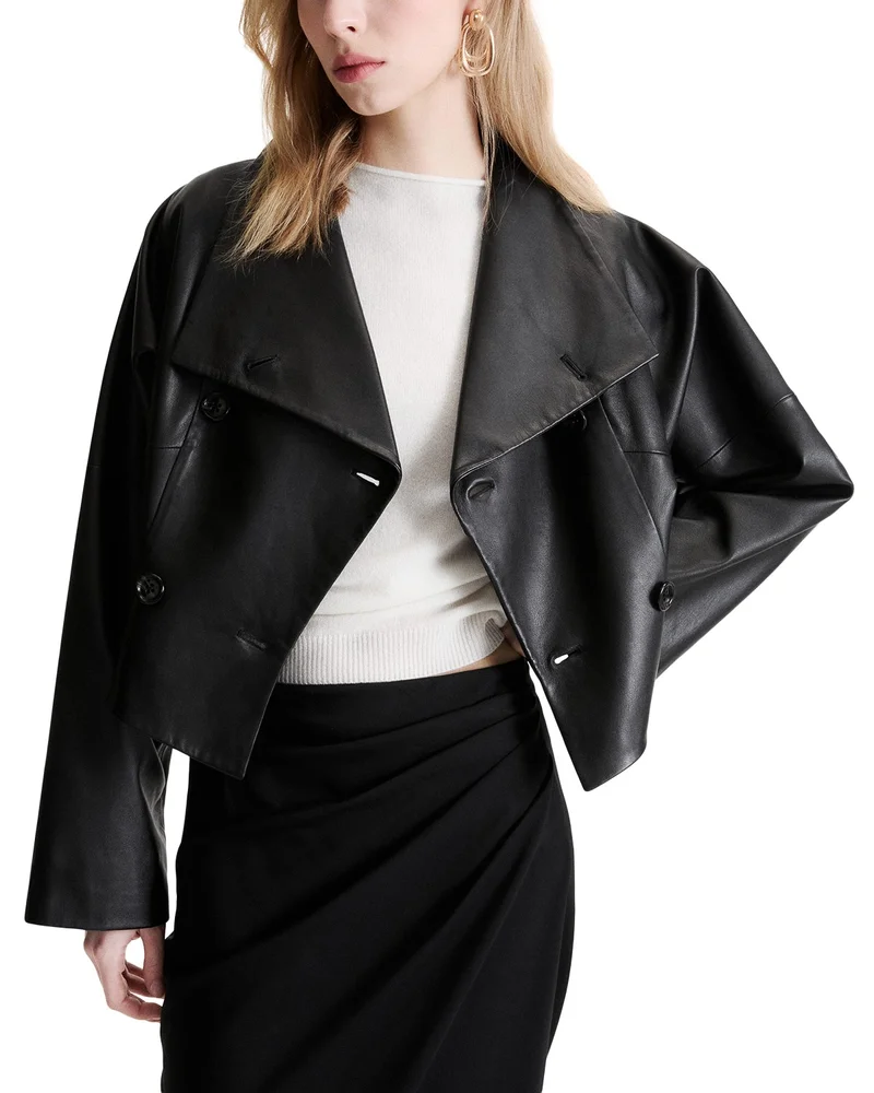 Mlltessile Leather Jacket