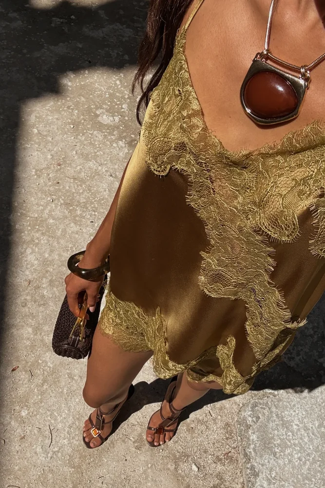 Nina Amber Statement Necklace