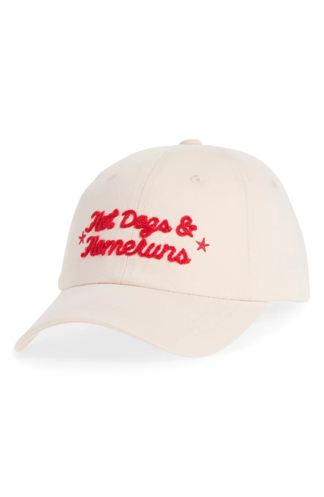Embroidered Cotton Twill Baseball Cap