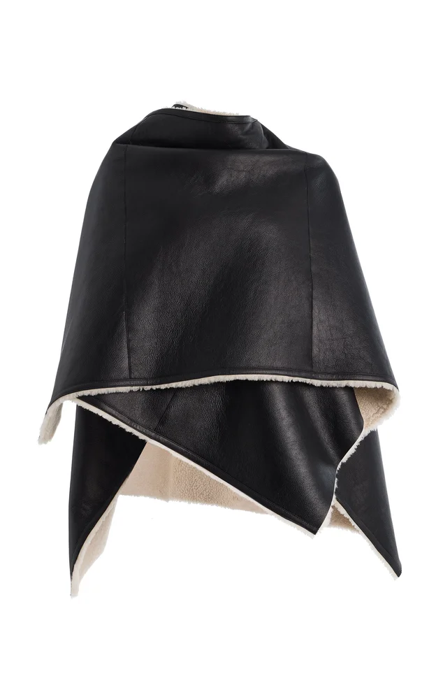 Shearling Cape