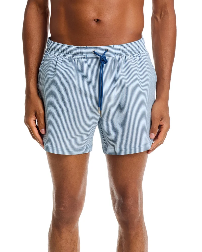 Velvetfish 5" Seersucker Swim Trunks