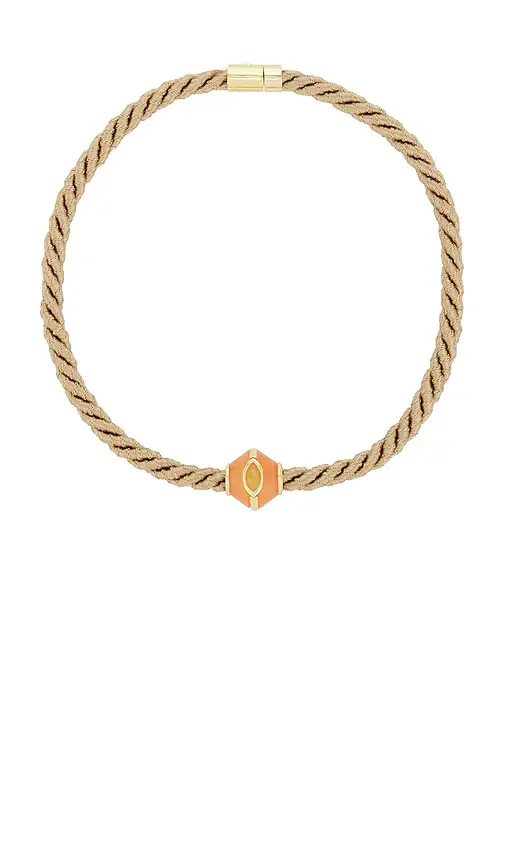 Marquise Inlaid Honeycomb Pendant