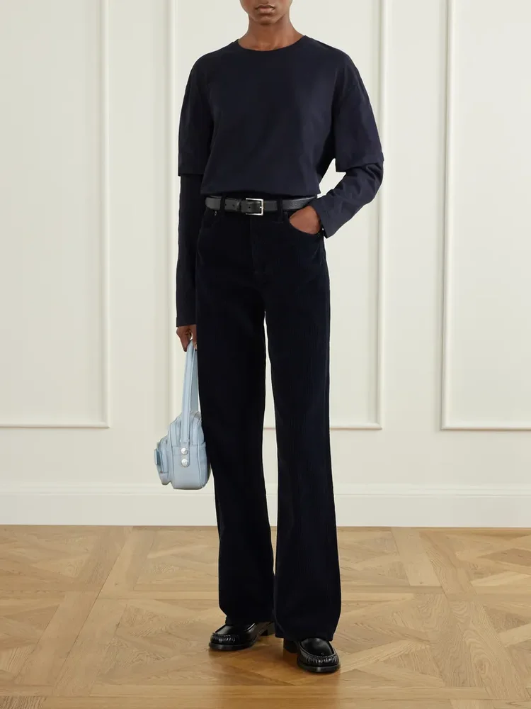 Ren Corduroy Wide-Leg Pants