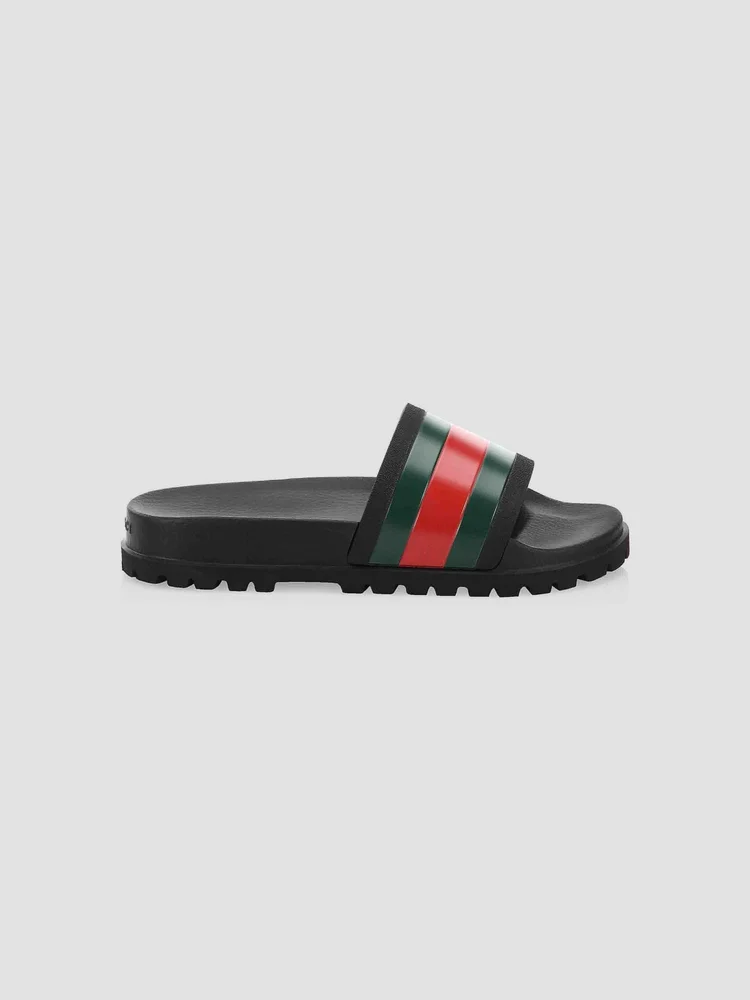 Web Slide Sandals
