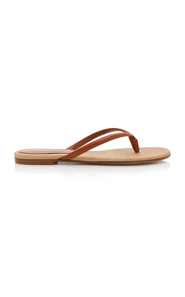 Calypso Leather Thong Sandals
