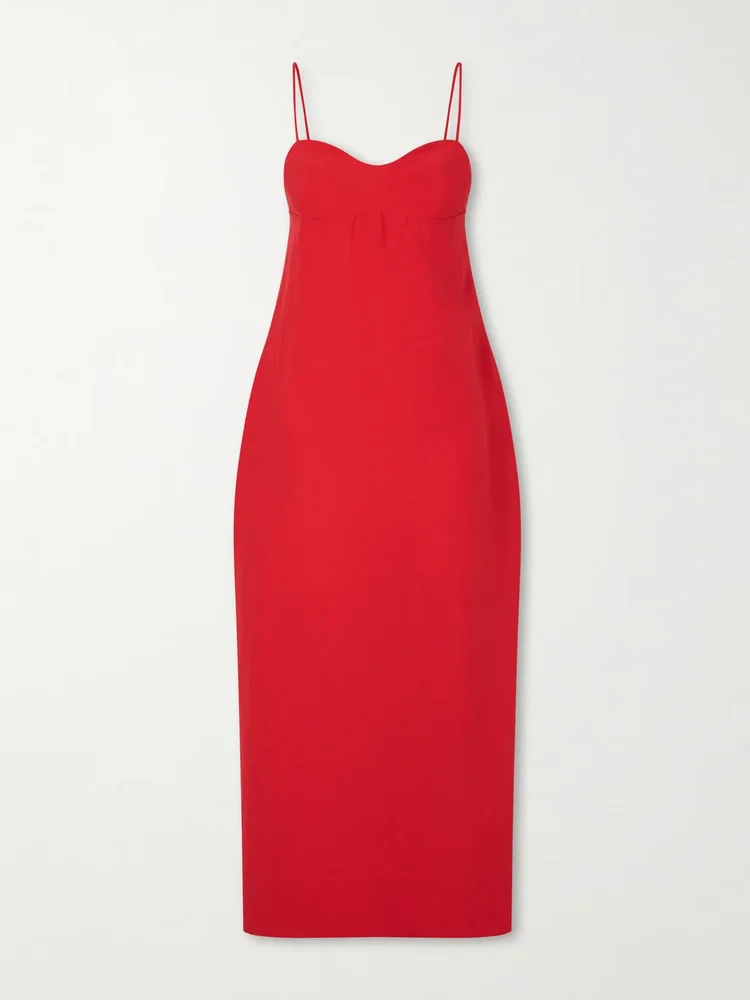Cotton midi dress