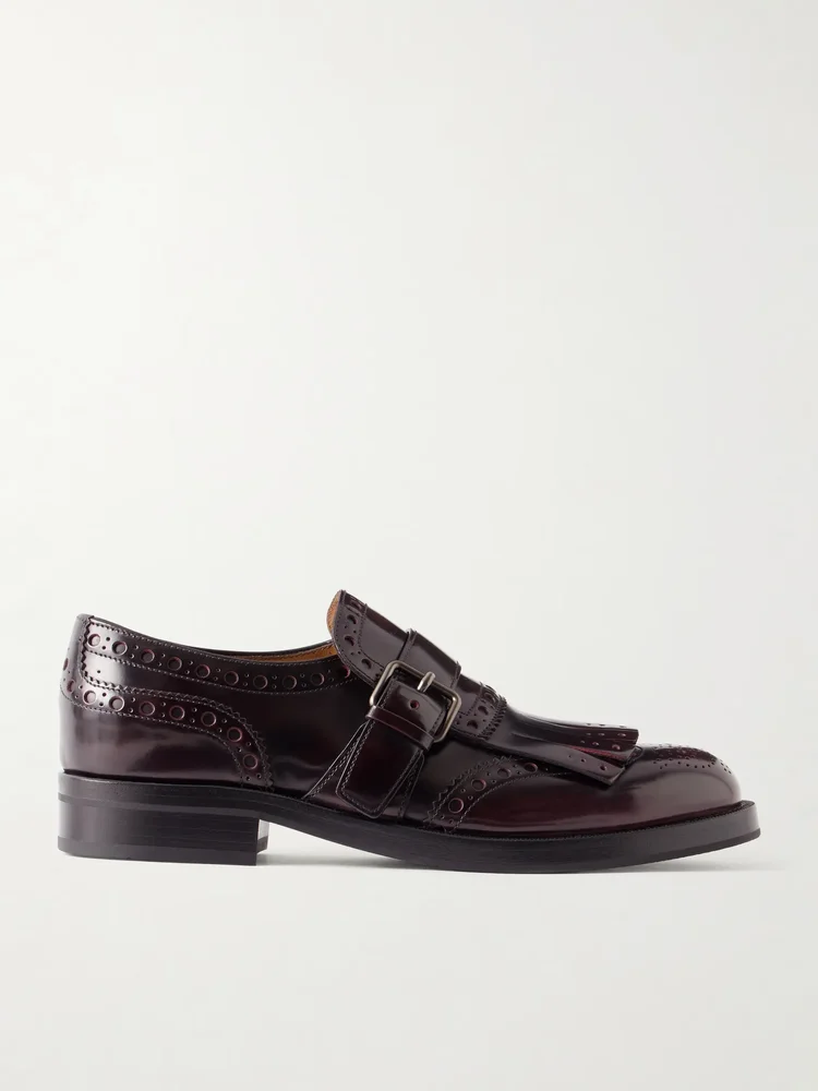 Phillis fringed leather brogues
