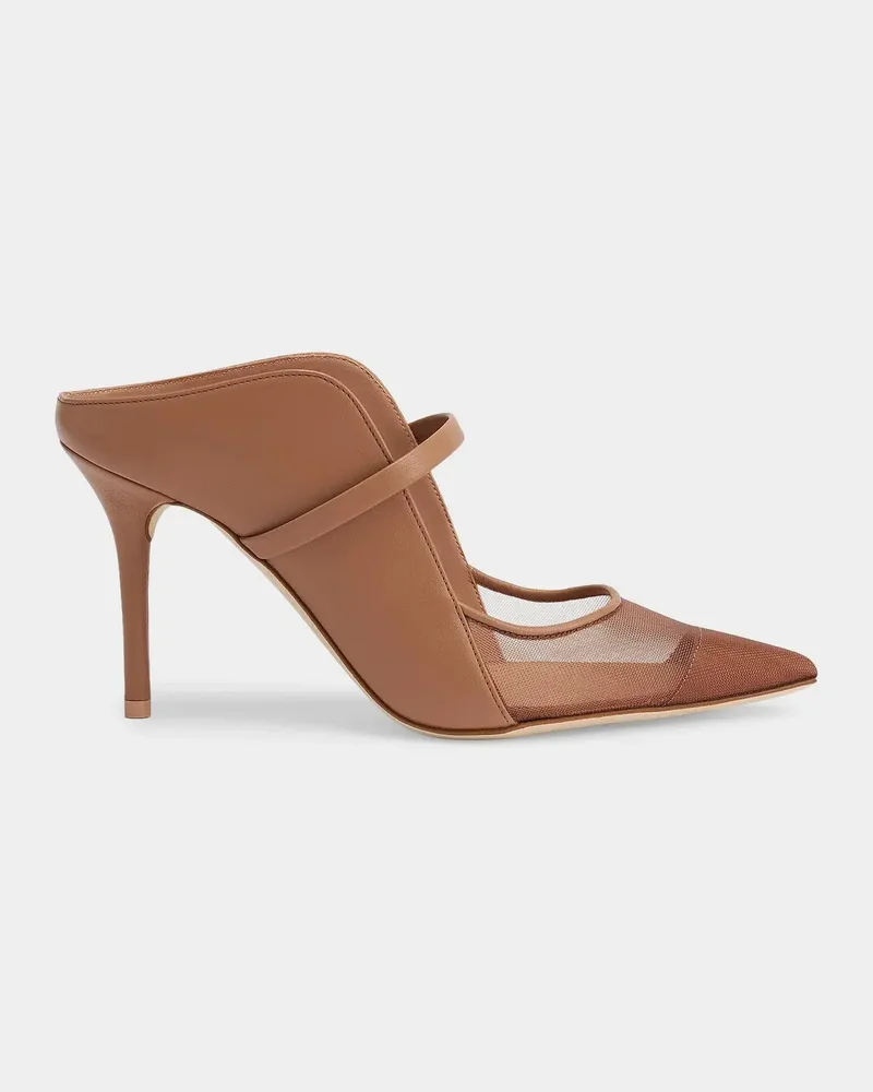 Maureen Arc 85MM Leather Mules