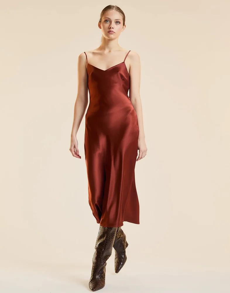 Satin Slip Dress