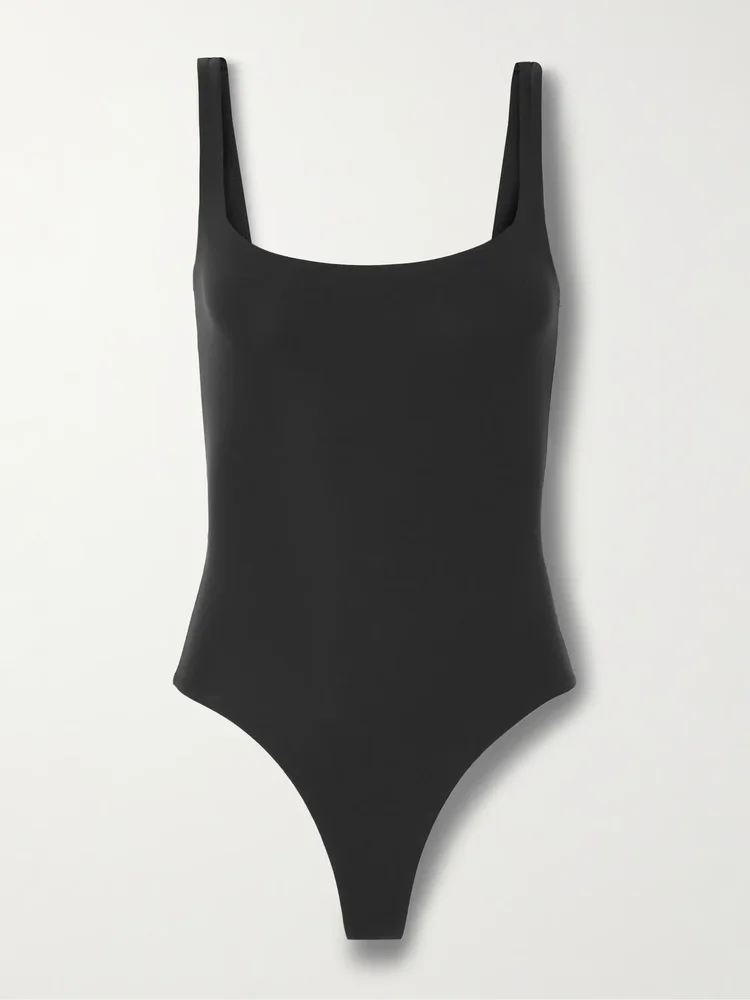 Fits Everybody Square Neck Bodysuit, Onyx