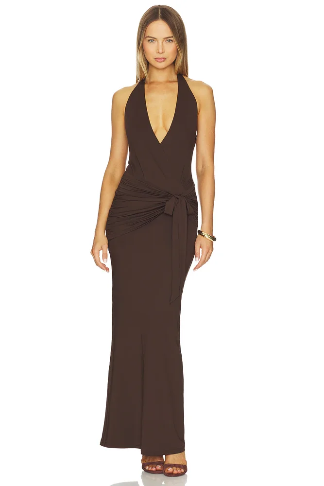 Chloe Halter Maxi Dress