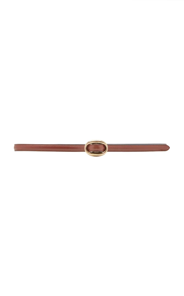 Thin Reversible Leather Belt