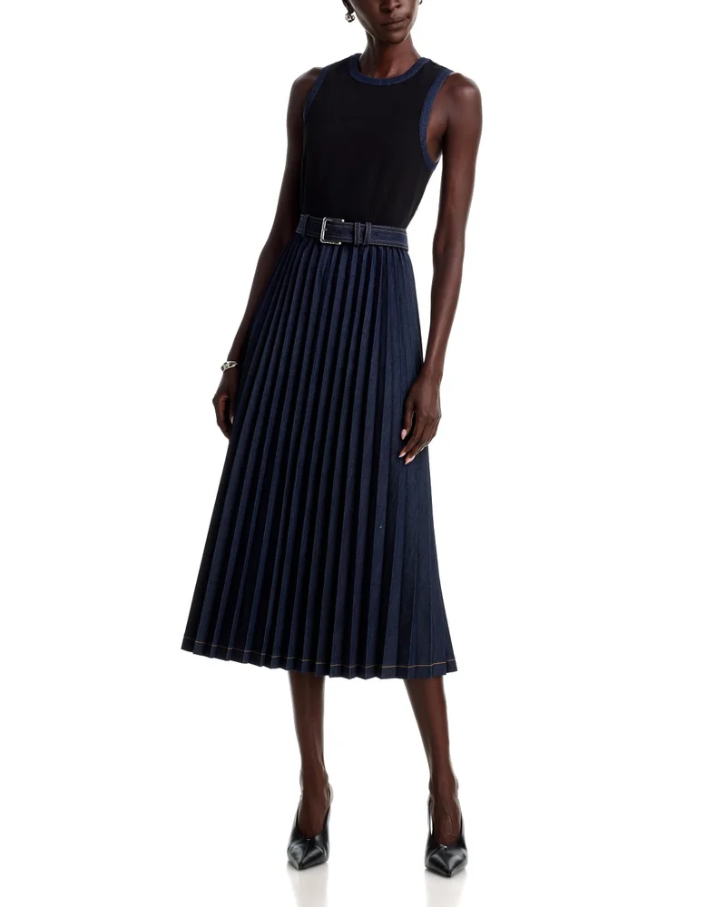 Ponte Crossbody Midi Dress