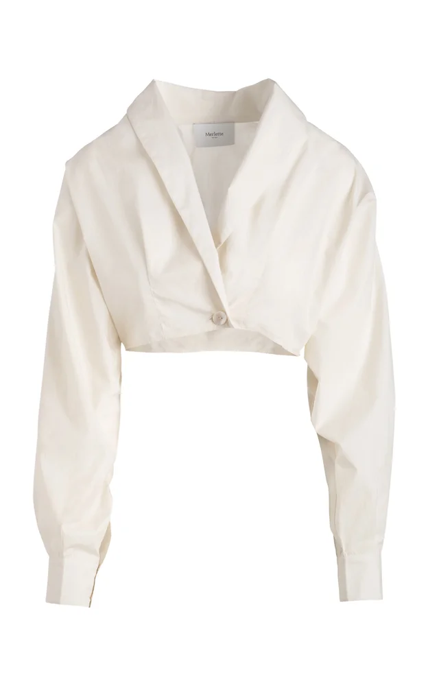 Eterna Cotton Poplin Top