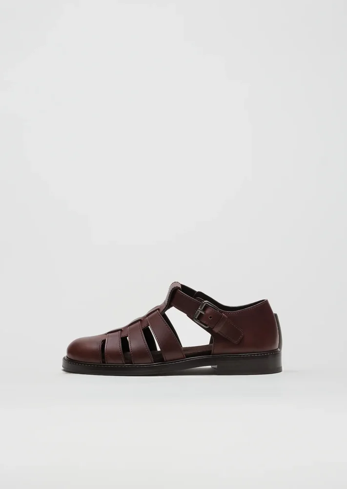 Kelsey Winter Leather Sandal