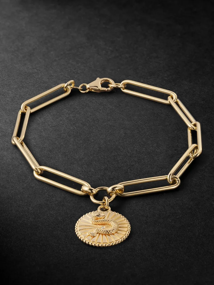 Wholeness 18-Karat Gold Diamond Bracelet