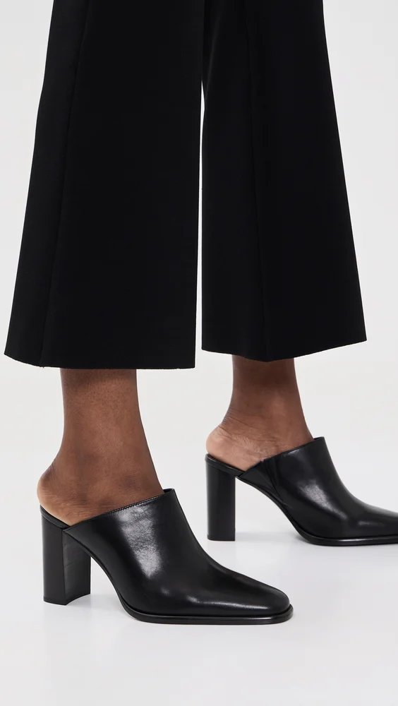 Carolyn Leather Mules