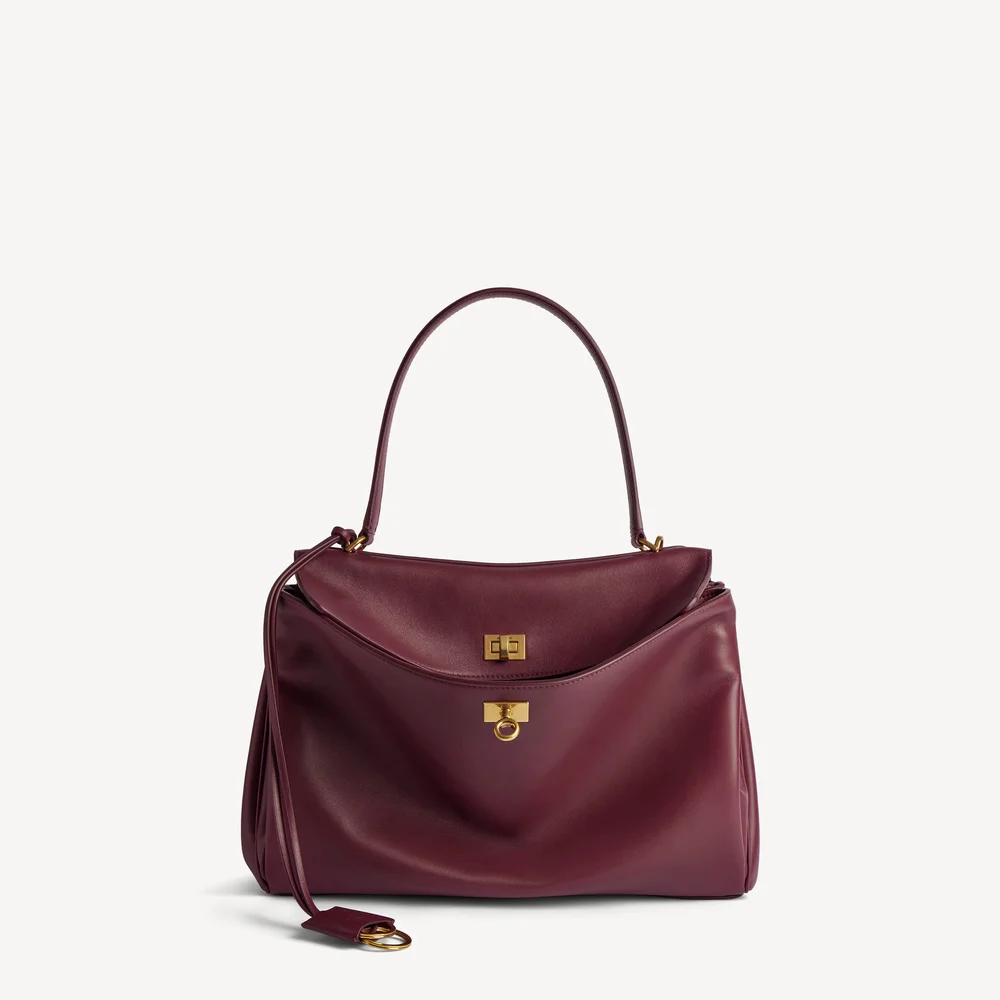 Rodeo Handbag Medium in Burgundy