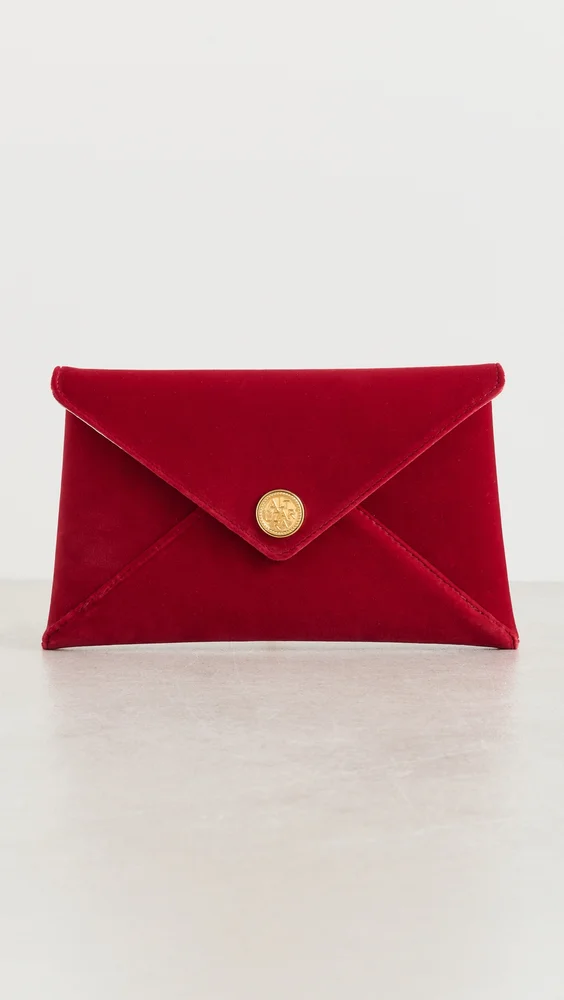 Velvet Envelope Clutch