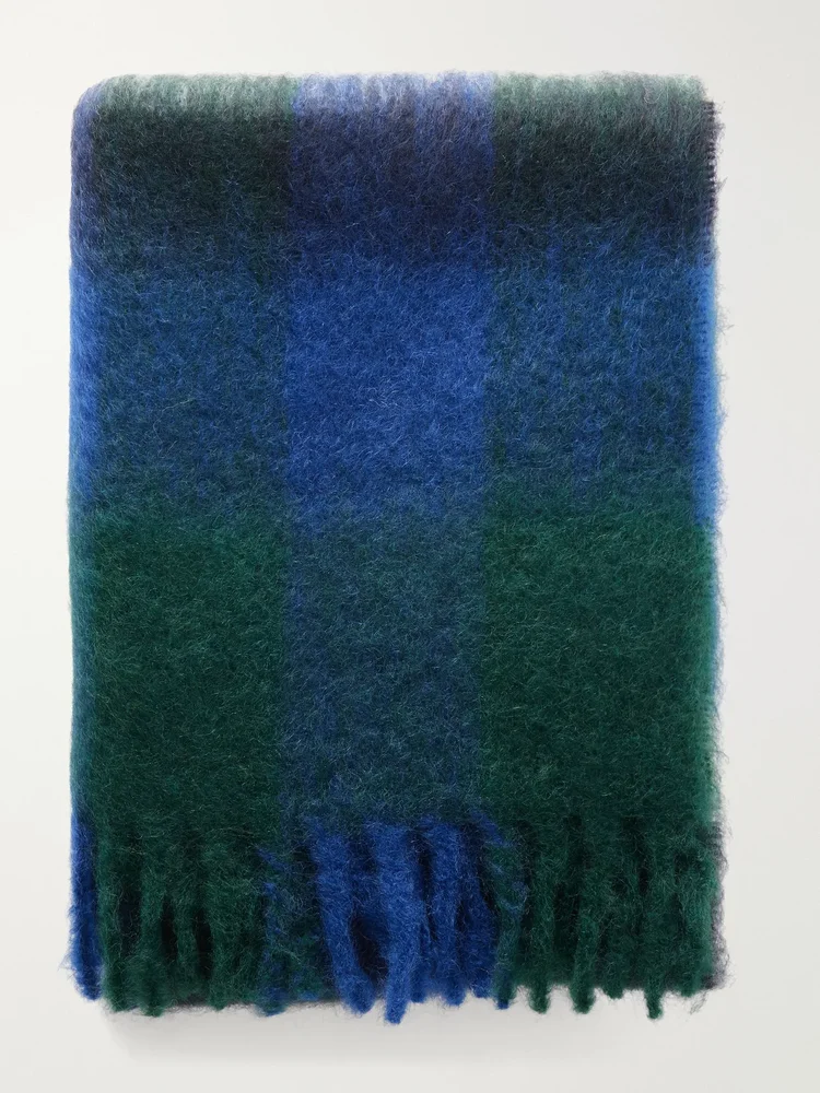 uma mohair and wool blend scarf