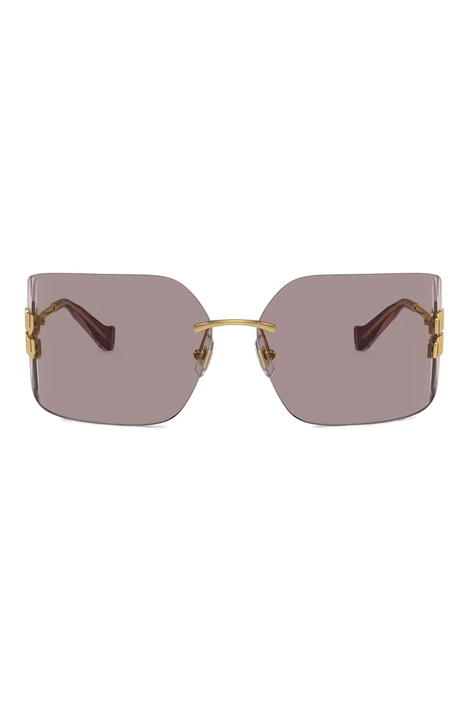 80mm Oversize Irregular Sunglasses