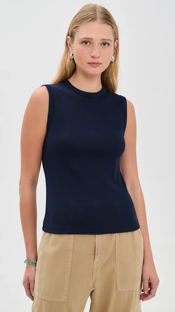 The '90s Shell Tank in Compact Cotton