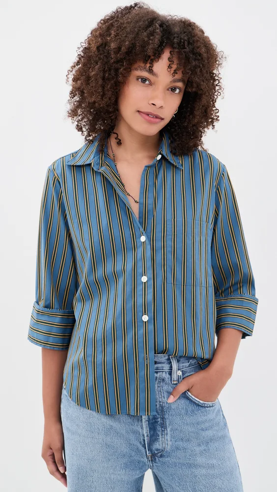 The Signature Stripe Button Down Shirt