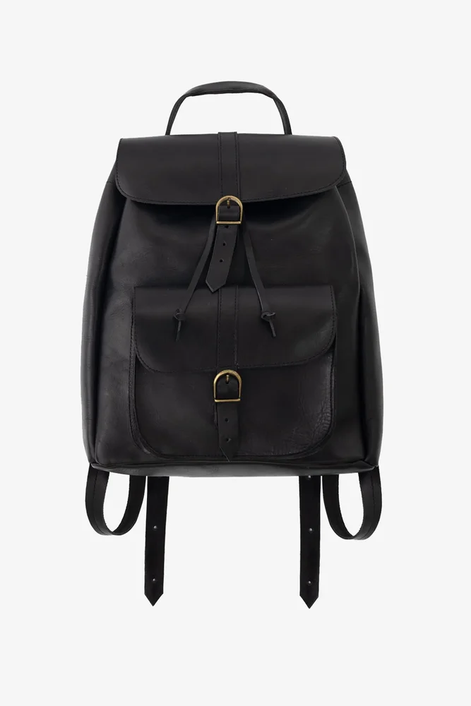 The Unisex Leather Knapsack