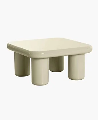 33.5" Wood Square Coffee Table