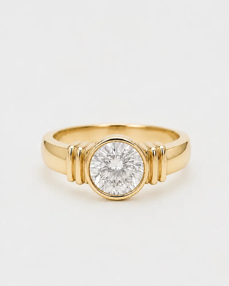 Diamond Pinky Ring