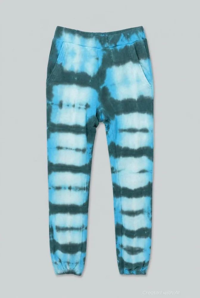 Liv Tie Dye Sweatpants - Blue