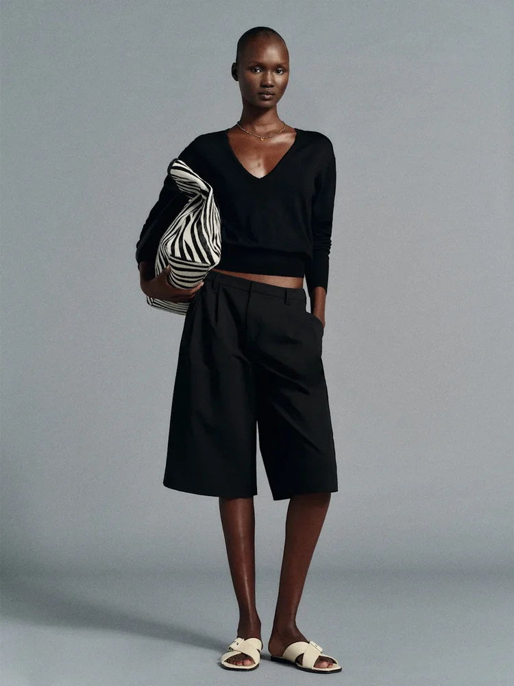 Micah V-Neck Sweater Top