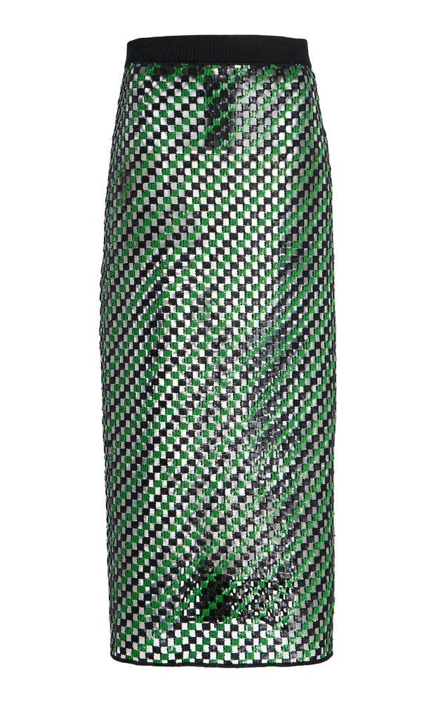 Halene Sequined Midi Skirt