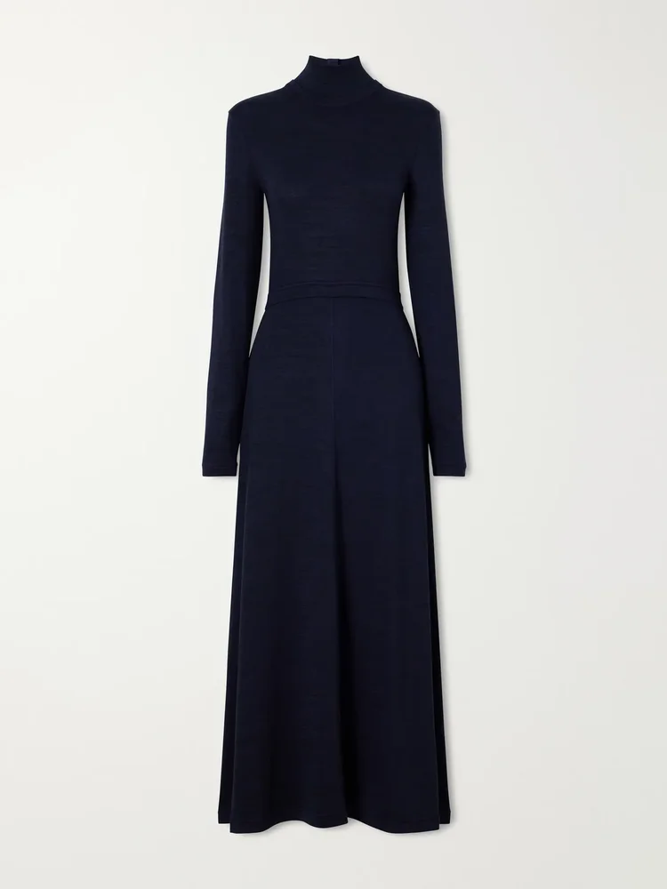 Jayne stretch-jersey midi dress