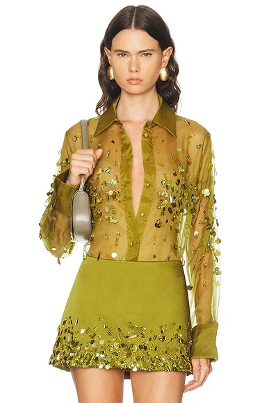 Quilly Embroidered Blouse
