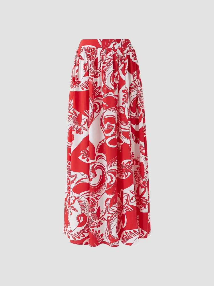 High Summer Shiloh Printed Maxi Skirt