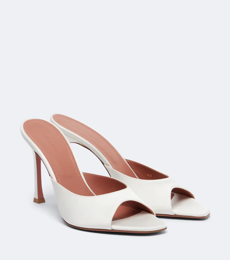 Alexa satin mules