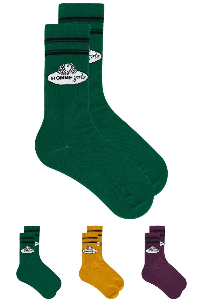 X Fruit Of The Loom Crew Socks 3-pack