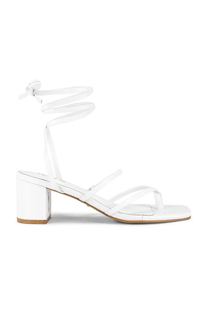 Syrah Heel in White