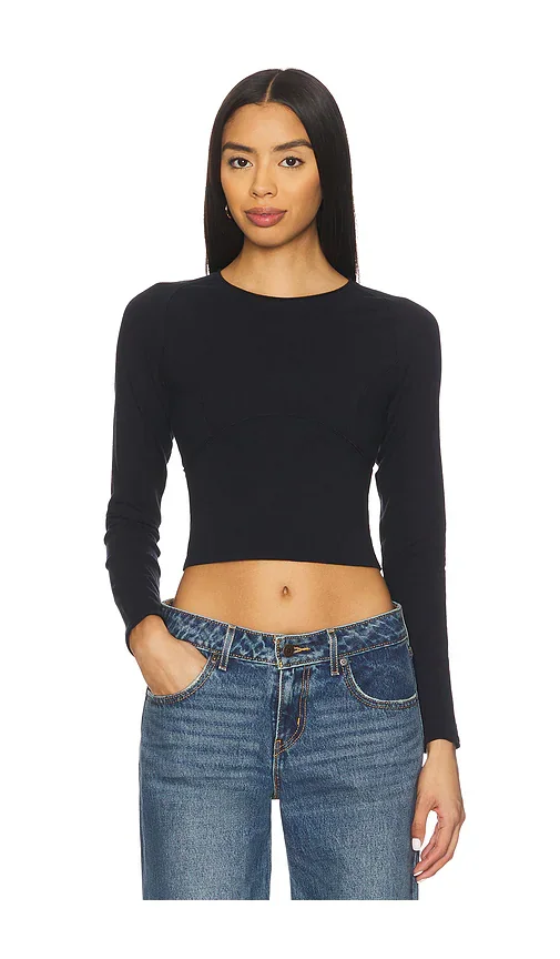 x We The Free Protagonist Long Sleeve In Black Free People