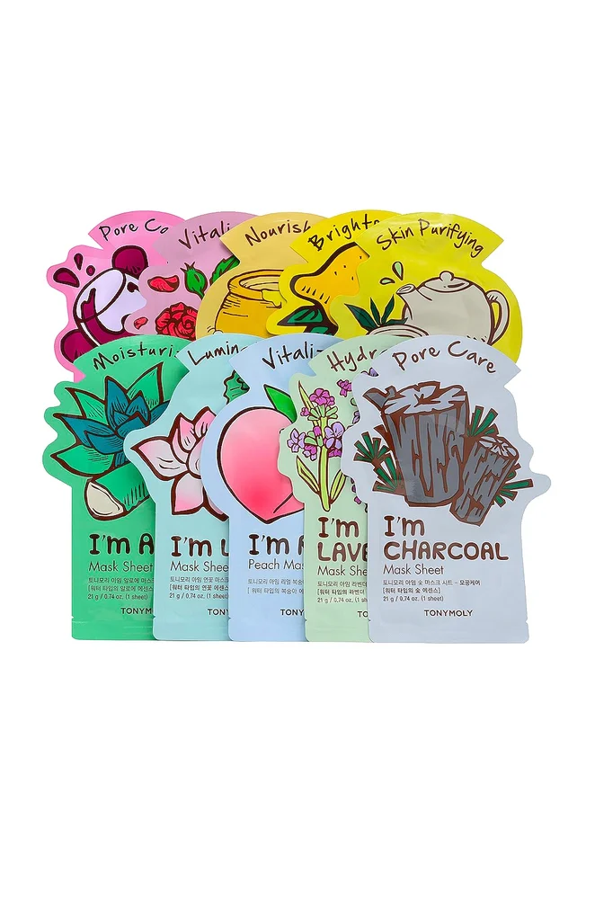 Ready, Set, Glow! I'm Sheet Mask 10 Pack
