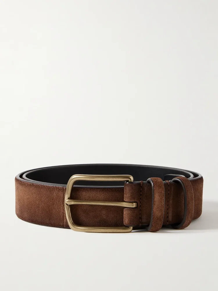 3.5cm Suede Belt