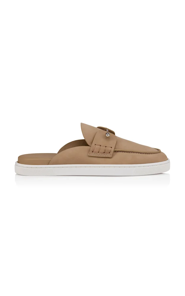 Chanme Donna Nubuck Loafer Mules