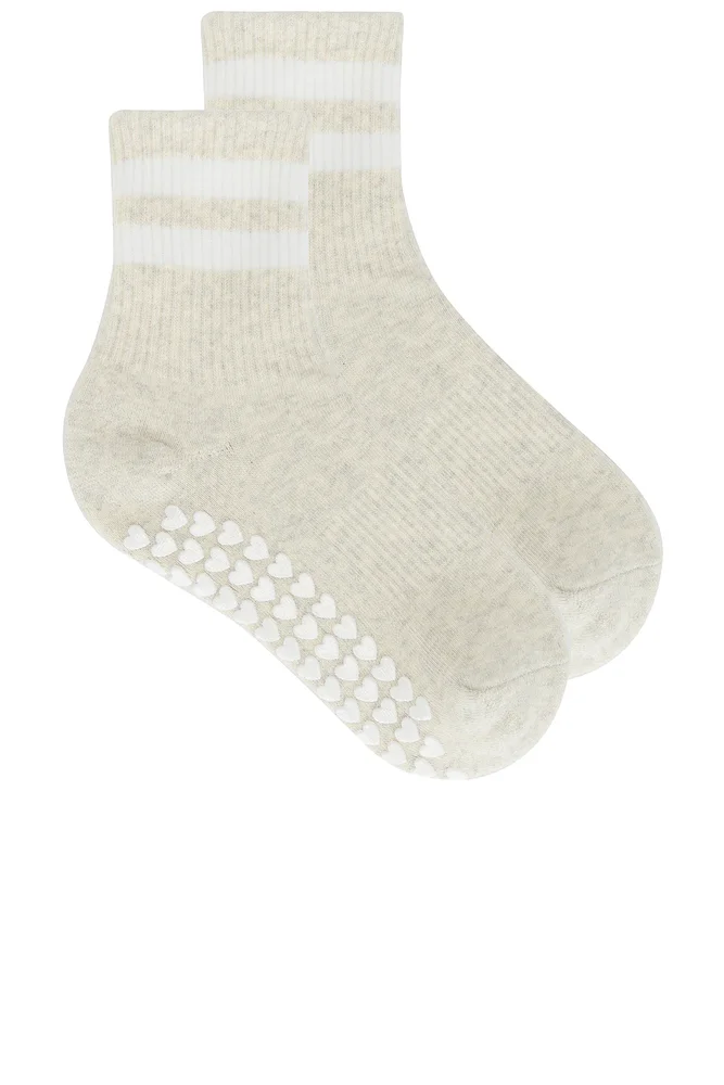 Women's Pulse Grip Sock - White