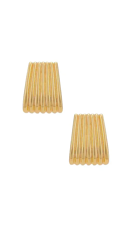 Ribbed Earrings