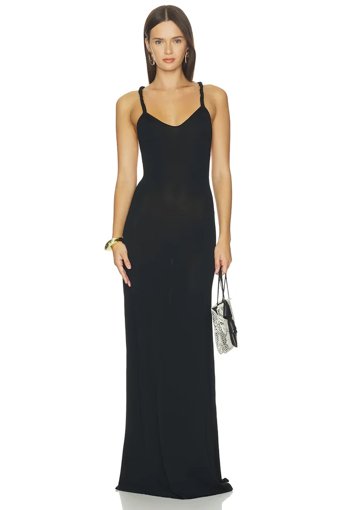 Araminta Knit Twist Gown